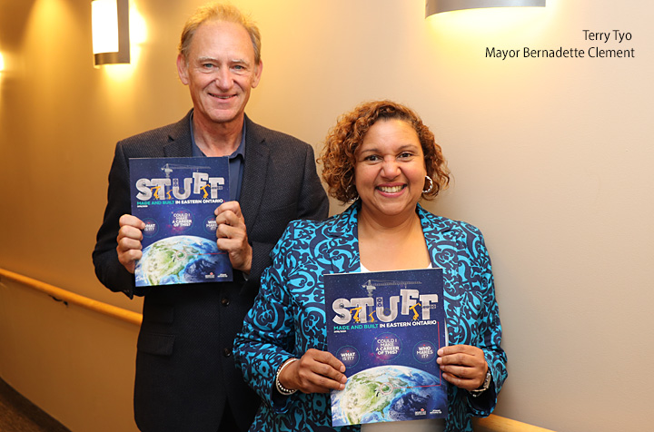 STUFF Magazine - Terry Tyo and Mayor Bernadette Clement