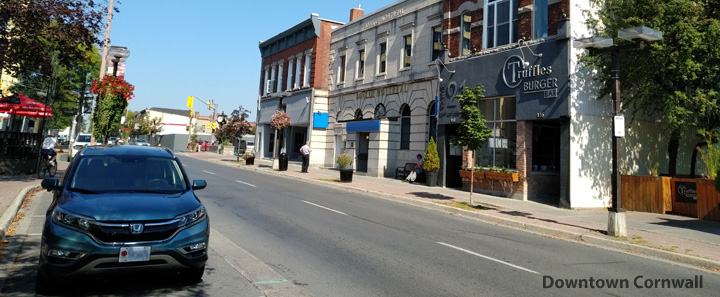 Downtown Cornwall