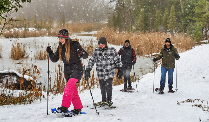 Snowshoeing in Cornwall