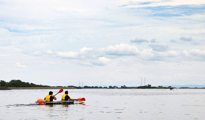 Kayaking on the St. Lawrence River