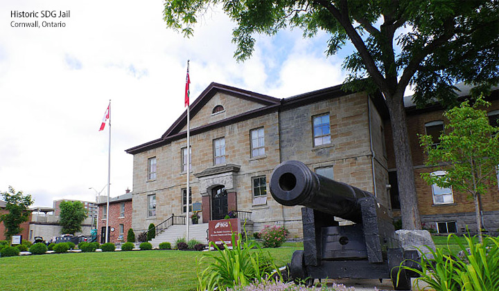 Historic SDG Jail Cornwall Ontario