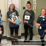 Environmental Technician students teach Girl Guides about food webs