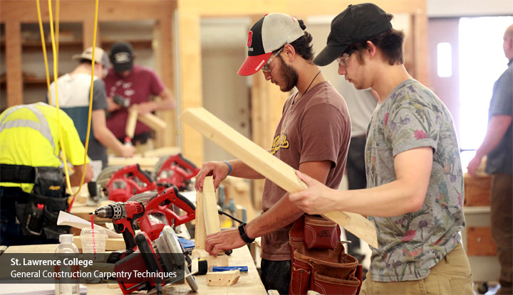 St Lawrence College - General Construction Carpentry Techniques