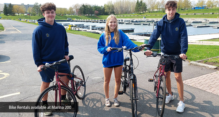 Bike Rentals at Cornwall's Waterfront