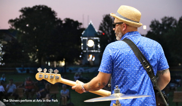 The Shiners perform at Arts in the Park in Cornwall Ontario