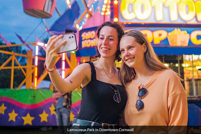 Festivals in Lamoueux Park in Cornwall