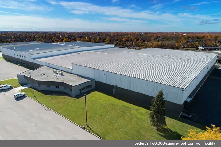Leclerc’s 160,000-square-foot Cornwall facility